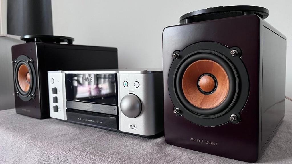 JVS EX-A3 Compact Component System. DVD-CD Speler, Microset, Gebruikt, JVC, Tuner of Radio