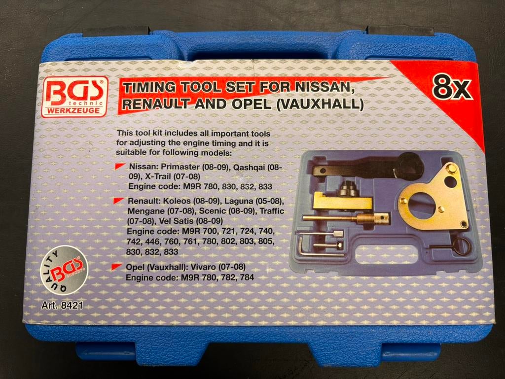 BGS 8421 Tijdafstelset – Renault / Opel / Nissan M9R Motor, Ophalen of Verzenden, Nieuw