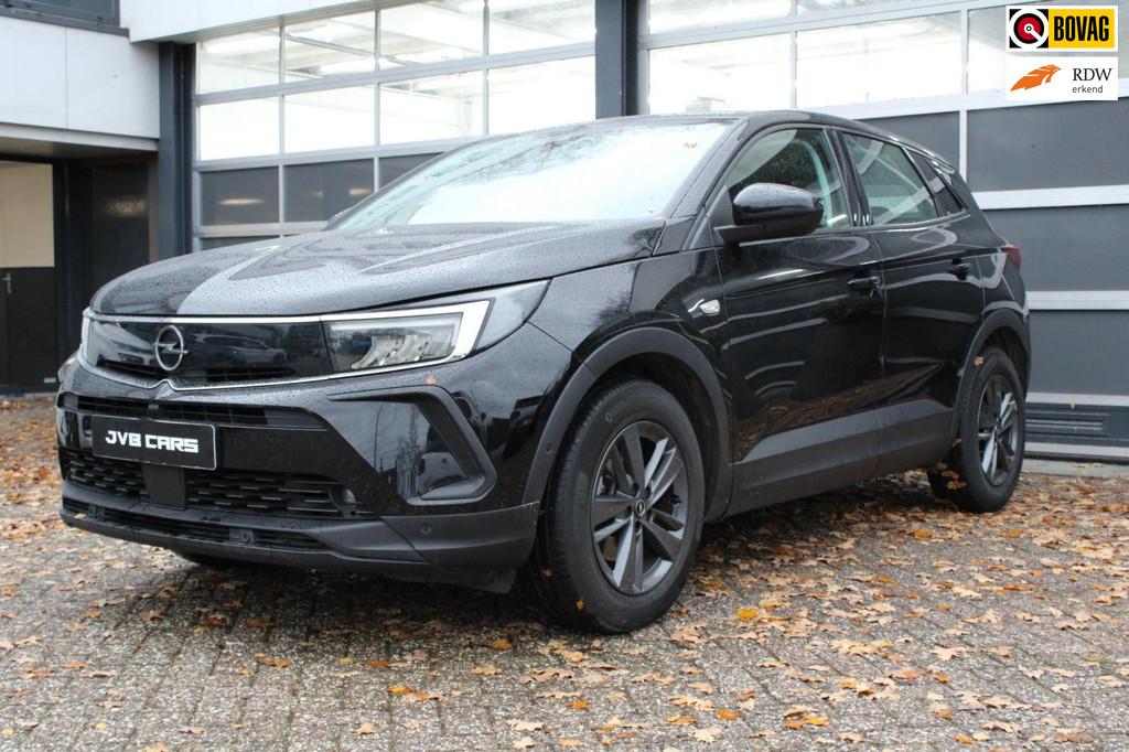 Opel Grandland 1.2 Turbo Business Elegance, Gebruikt, Zwart, Zwart, Bedrijf
