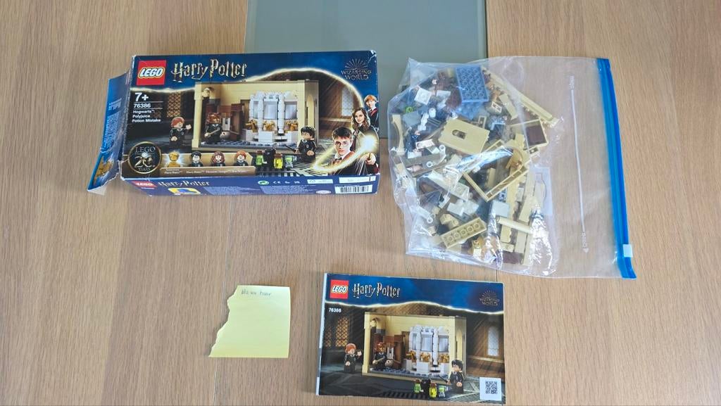 76386 Lego Harry Potter Hogwarts: Polyjuice potion mistake, Gebruikt, Harry Potter, Ophalen of Verzenden, Complete set