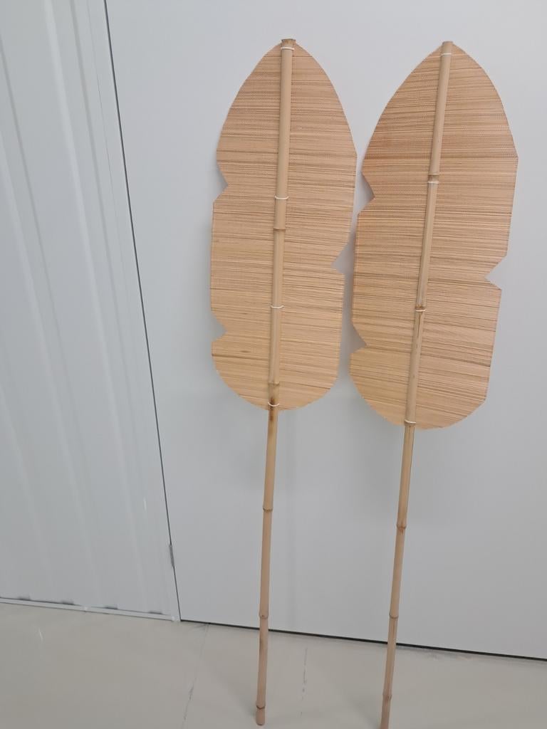 Decoratieve bamboe bladeren (set van 2), Ophalen, Zo goed als nieuw