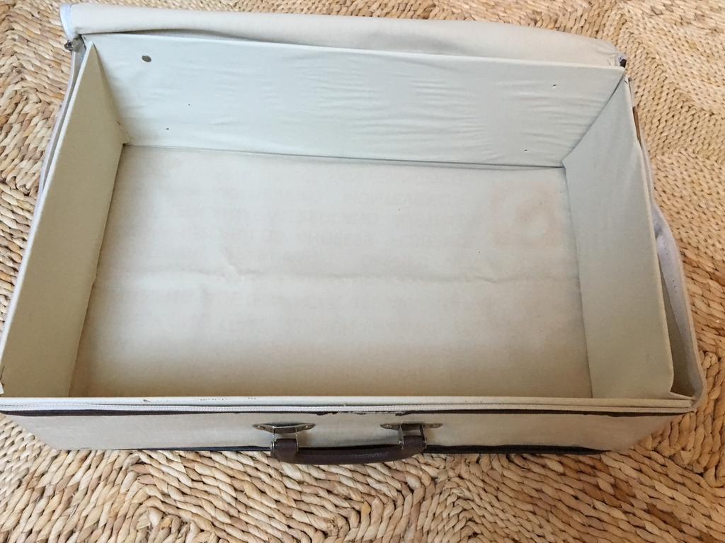 Vintage/ retro opvouwbaar koffertje., Verzamelen, Retro, Ophalen of Verzenden