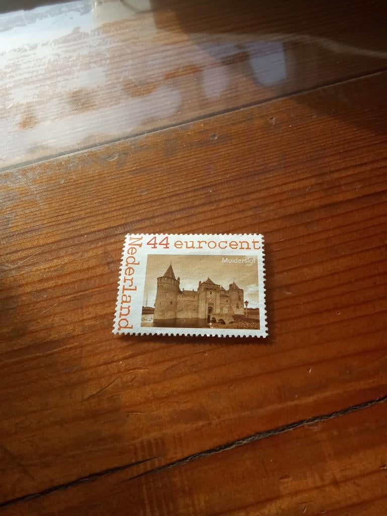 Postzegel Nederland 44 eurocent Muiderslot, Postzegels en Munten, Postzegels | Nederland, Ophalen of Verzenden