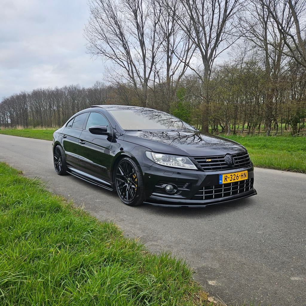 Volkswagen Passat CC TDI 184pk DSG 2015 BOM VOL Nieuwe motor, 4 cilinders, 4 stoelen, 1507 kg, Zwart