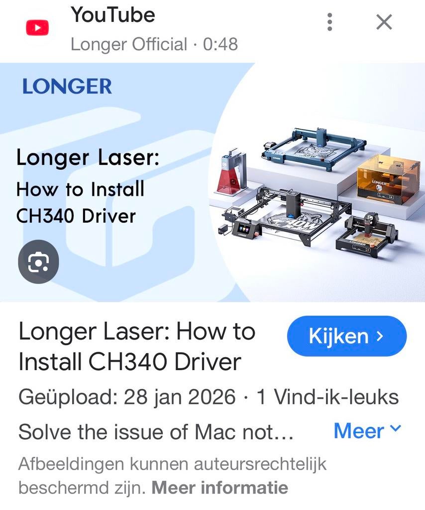 Laser graveer machine / CH340., Ophalen of Verzenden, Nieuw