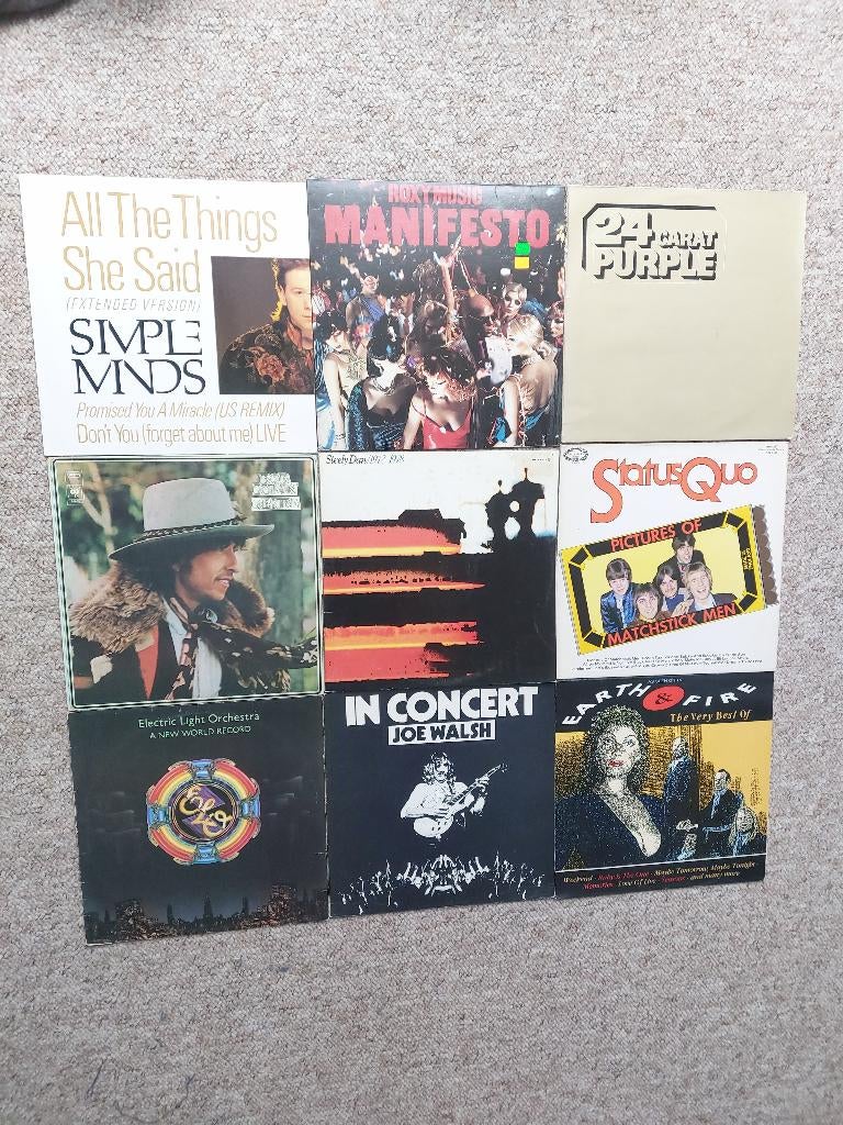 lp's van de 70-er en 80-er jaren, Ophalen, Gebruikt