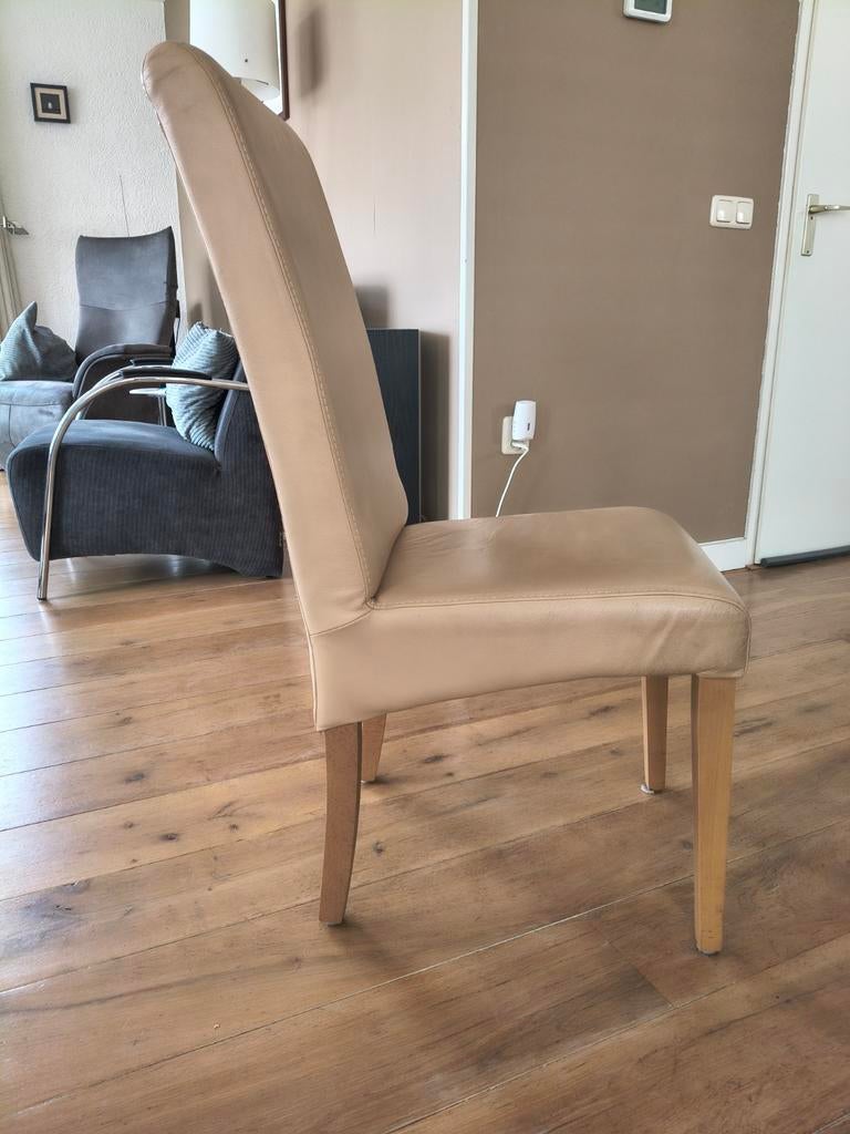 Leren eetkamerstoel, Ophalen, Overige kleuren, Leer, Twee