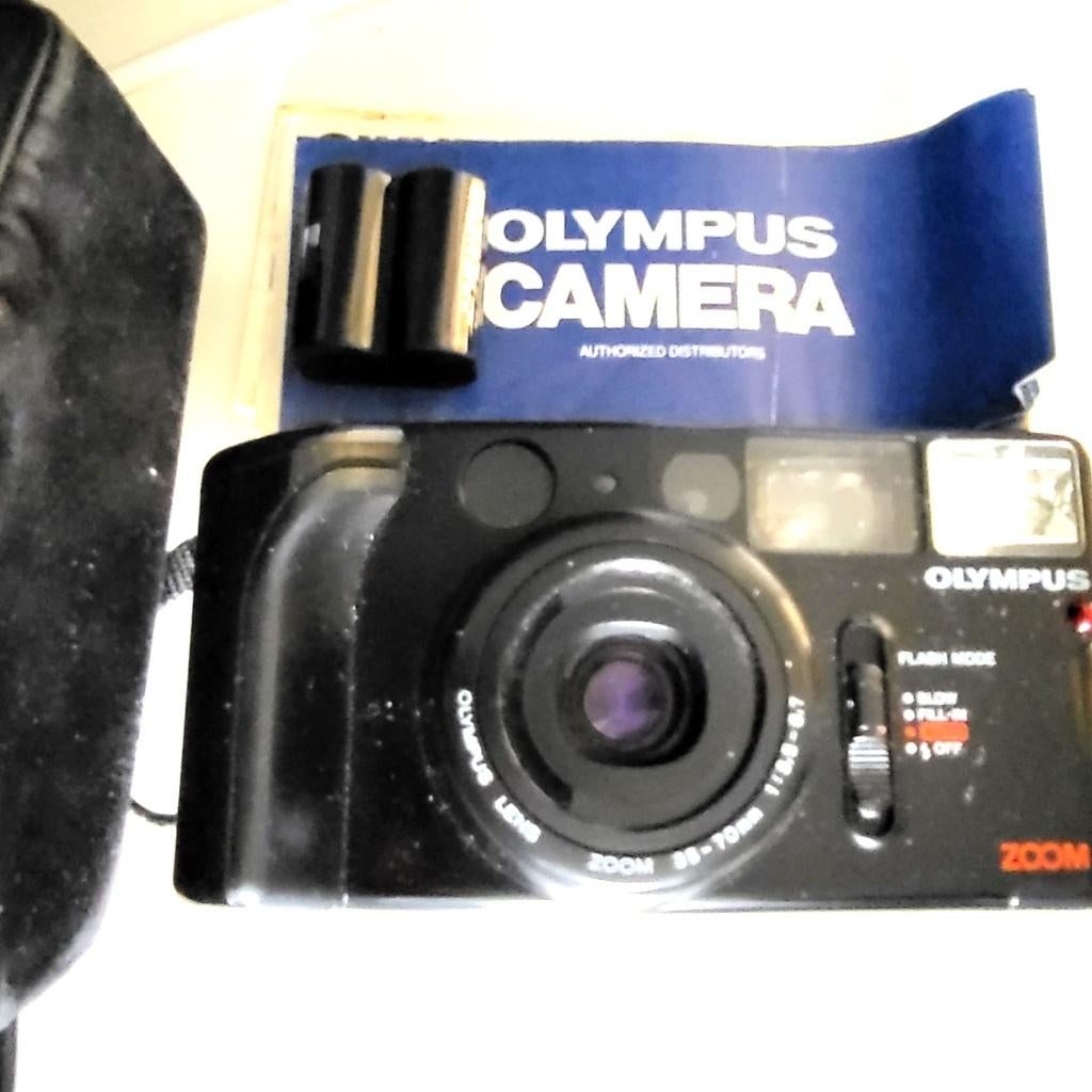 olympus vintage Fototoestel az 1 zoom Fotocamera Analoog, Ophalen of Verzenden, Compact, Olympus