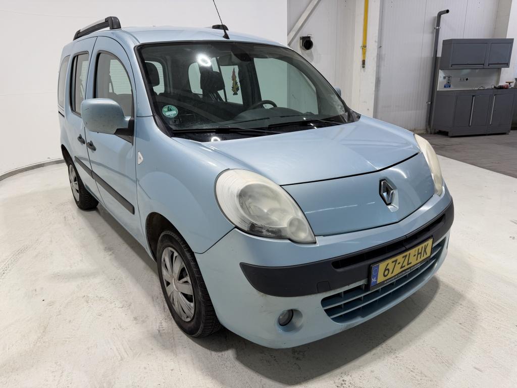 Renault Kangoo Family 1.6-16V Expression (bj 2008), 13 km/l, Gebruikt, 4 cilinders, Blauw
