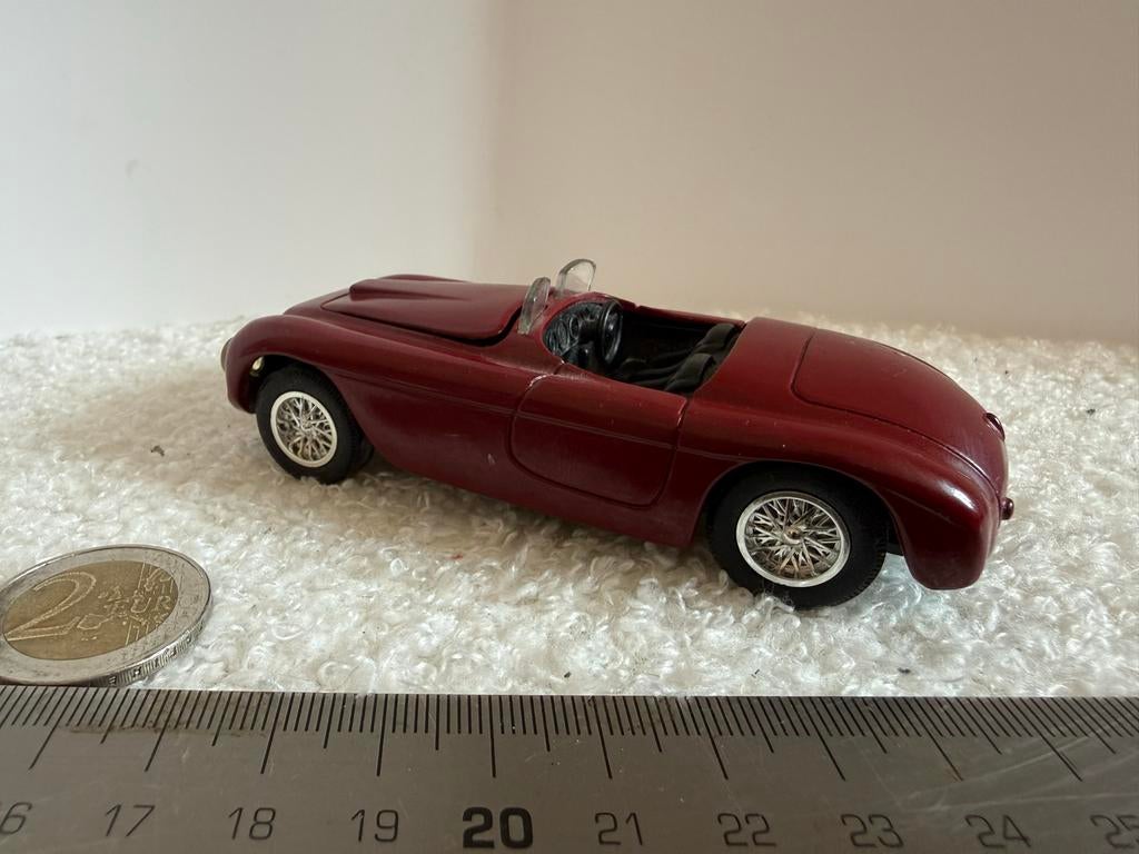 Miniatuurmodel Ferrari 166 MM Barchetta 1948 - Rood, Ophalen of Verzenden, Zo goed als nieuw, Auto, Overige merken