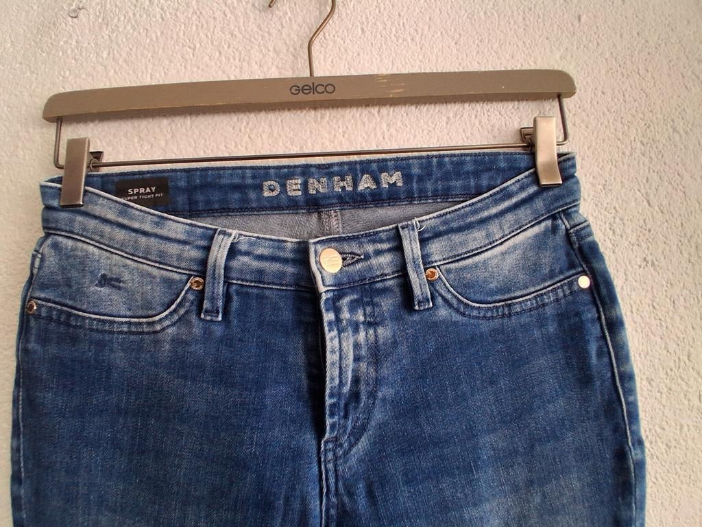 Denham spijkerbroek W27 L28, Ophalen of Verzenden