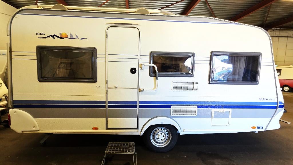 Hobby de Luxe Easy 450, voortent en luifel!, Rondzit, Hobby, 750 - 1000 kg, 4 tot 5 meter