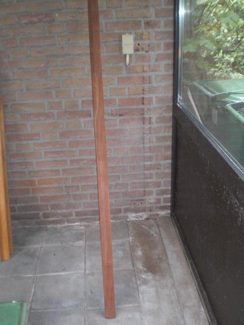 Lange houten lat met afgevlakte kant voor drempel overgang, Minder dan 25 mm, Nieuw, 200 tot 250 cm, Plank