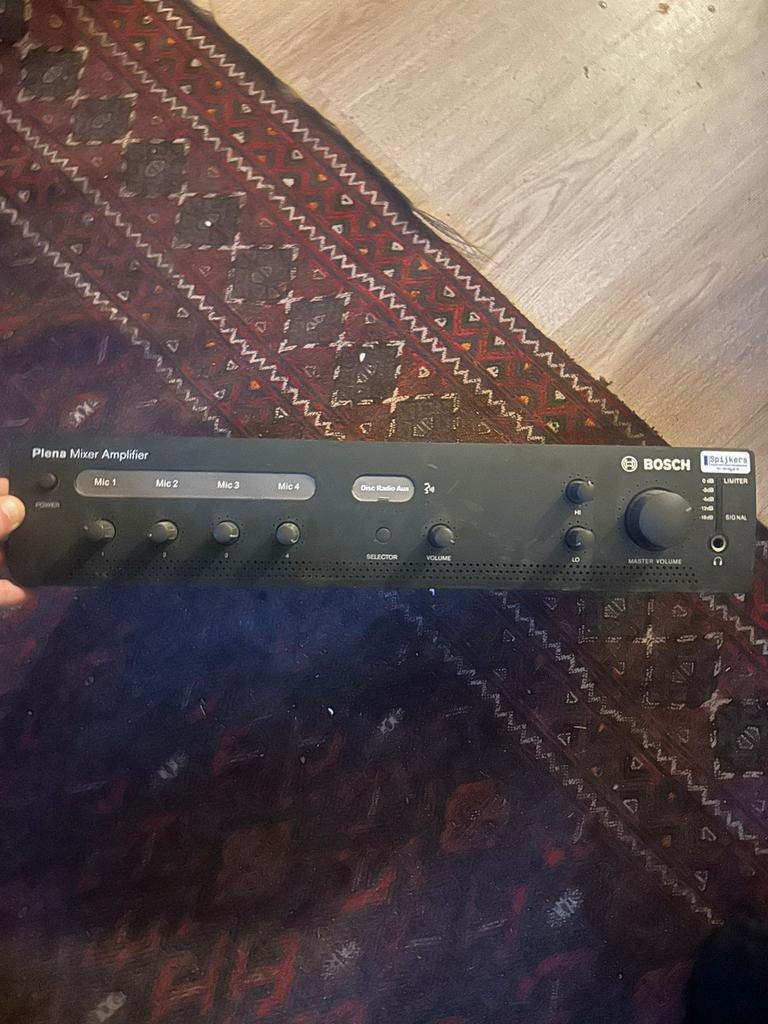 Bosch Plena Mixer Amplifier, Ophalen of Verzenden, Zo goed als nieuw