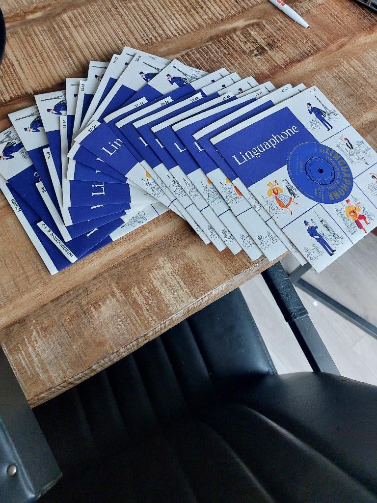 vintage vinyl linguaphone curcus engels ( 500433), Cd's en Dvd's, Vinyl Singles, Ophalen, Gebruikt, Pop