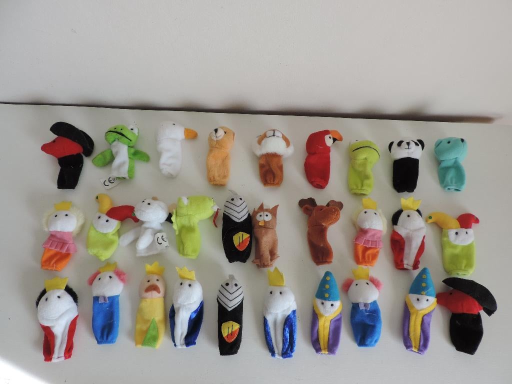 vinger poppetjes, Ophalen of Verzenden, Gebruikt