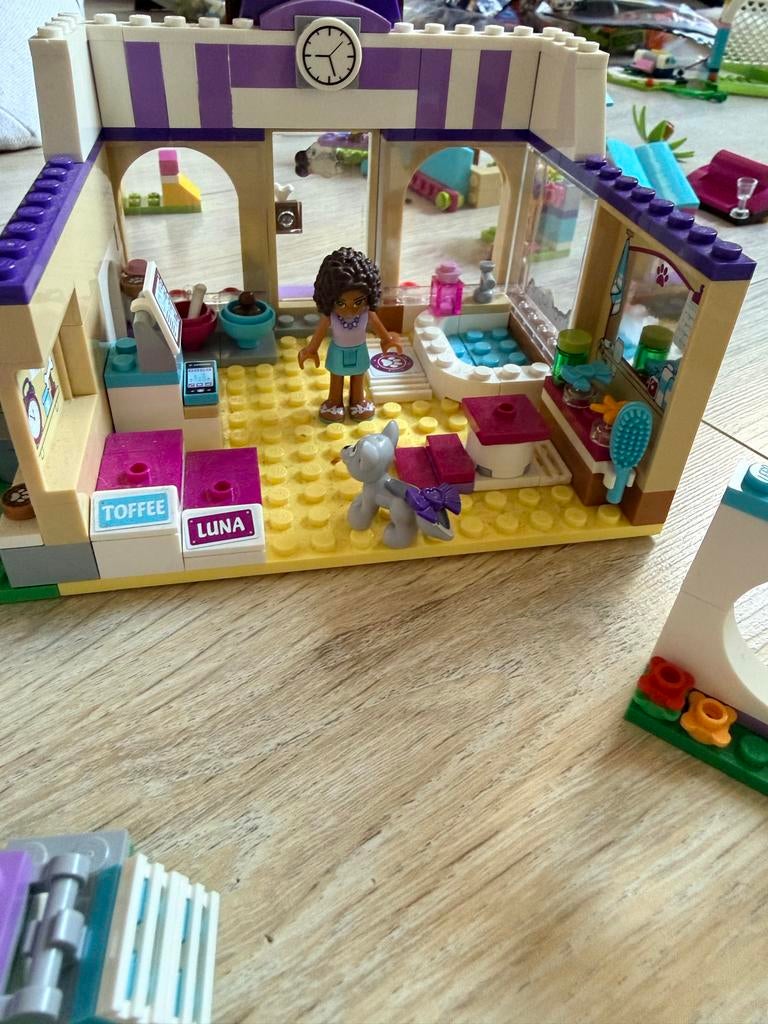 Lego Friends Honden Kapsalon 41124, Ophalen of Verzenden, Gebruikt, Complete set, Lego