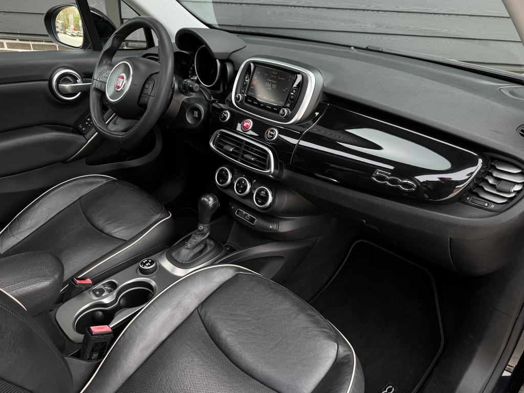 Fiat 500X 1.4 Turbo Club Panoramadak, Leder, Keyless, Auto's, Fiat, Gebruikt, 1295 kg, 4 cilinders, 500X