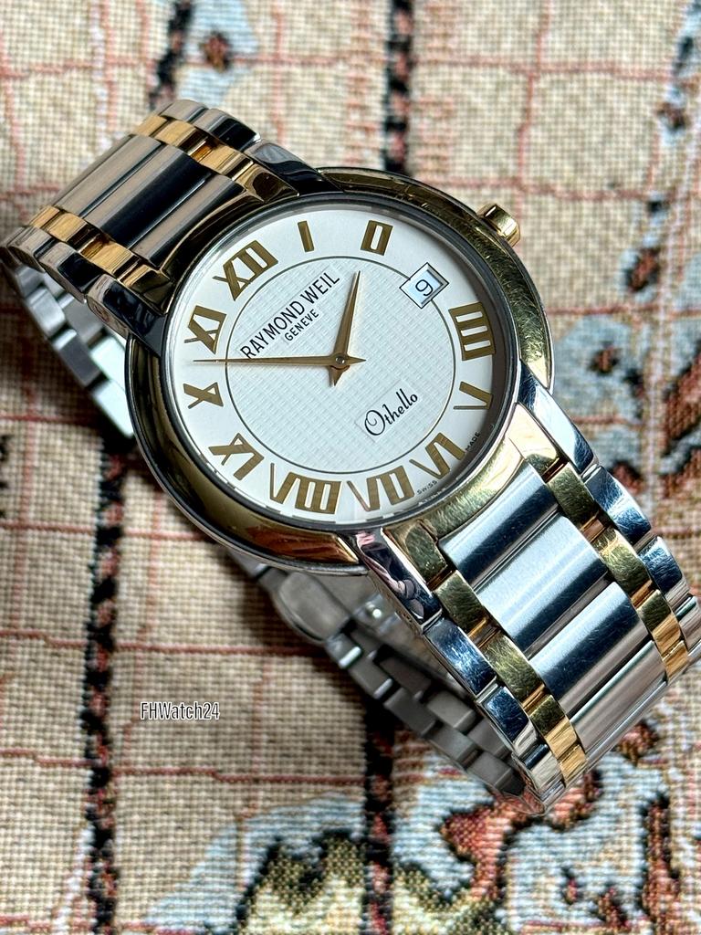 Raymond Weil Othello 2310 Two-tone., Sieraden, Tassen en Uiterlijk, Overige merken, Staal, Gebruikt, Polshorloge