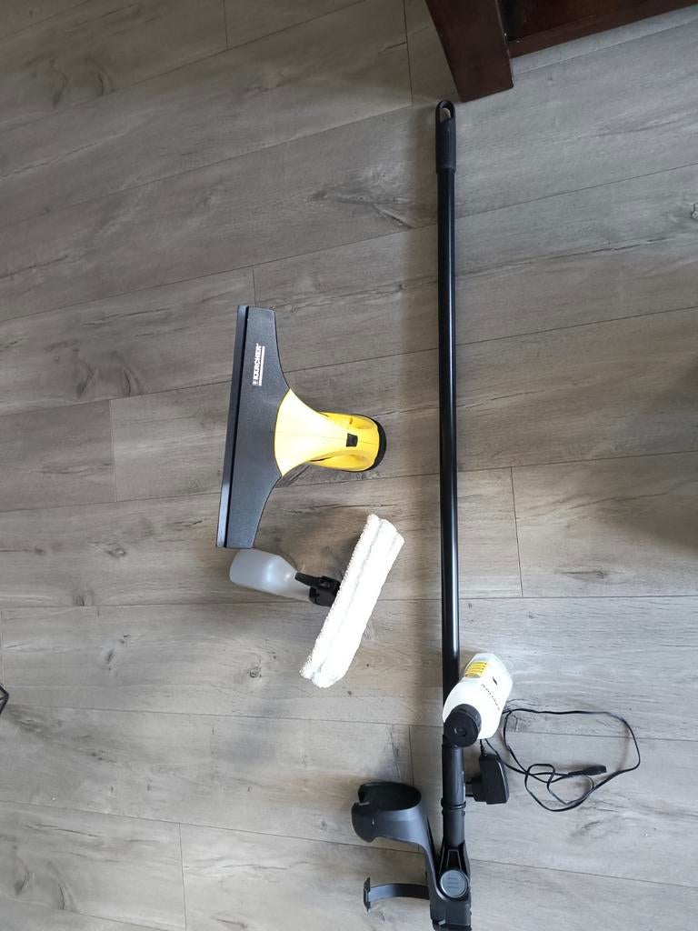 Kärcher WV 2 Window Vac met steel en reinigingsmiddel, Ophalen