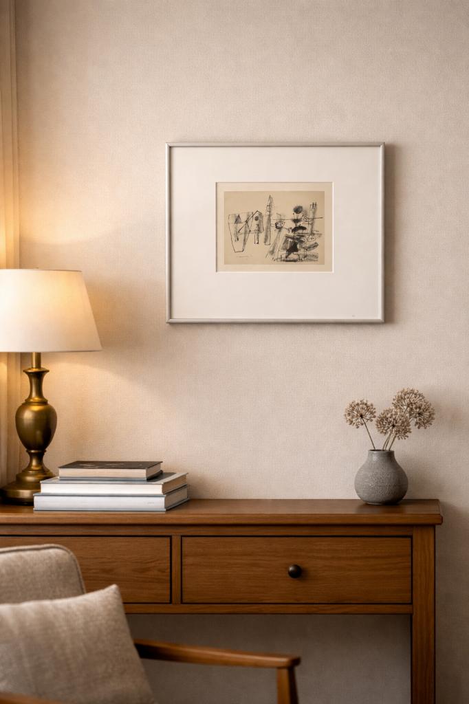 Corneille (1983) naar werk uit 1950 in Barth lijst 40x50, Ophalen