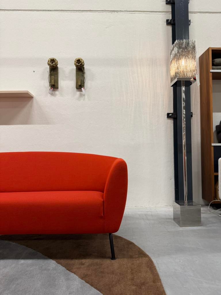 Nieuw Gelderland 6250 Bank 3 zits Rime stof Design 214, 75 tot 100 cm, Ophalen of Verzenden, Rechte bank, Gelderland