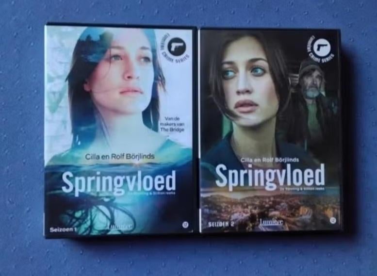 DVD Springvloed seizoen 1 én 2 ( Lumière), Cd's en Dvd's, Dvd's | Tv en Series, Zo goed als nieuw, Overige genres, Boxset, Vanaf 12 jaar
