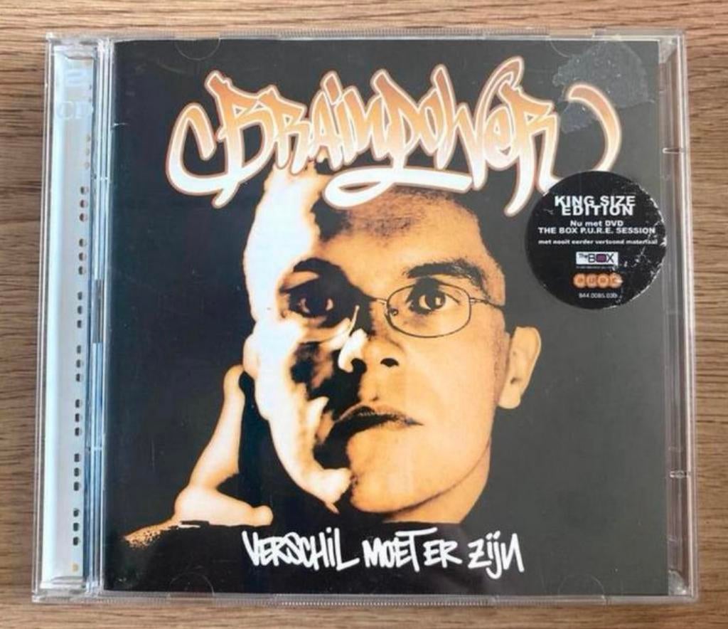 cd+dvd: Brainpower - Verschil Moet Er Zijn (2003), Cd's en Dvd's, Cd's | Hiphop en Rap, Ophalen of Verzenden, 2000 tot heden, Gebruikt
