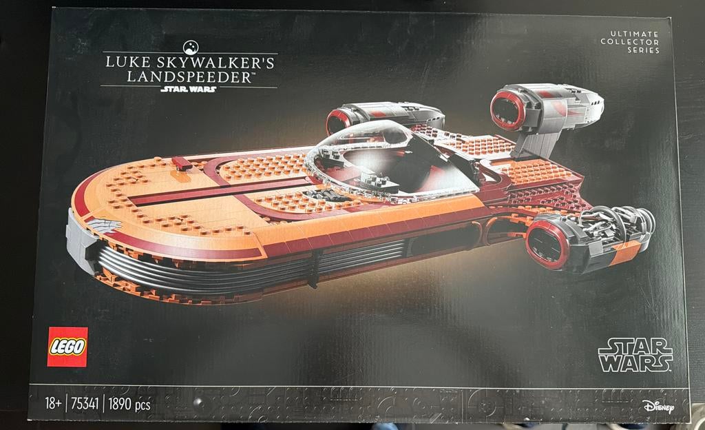 Lego Star Wars Luke Skywalker's Landspeeder 75341 UCS, Ophalen of Verzenden, Nieuw, Complete set, Lego