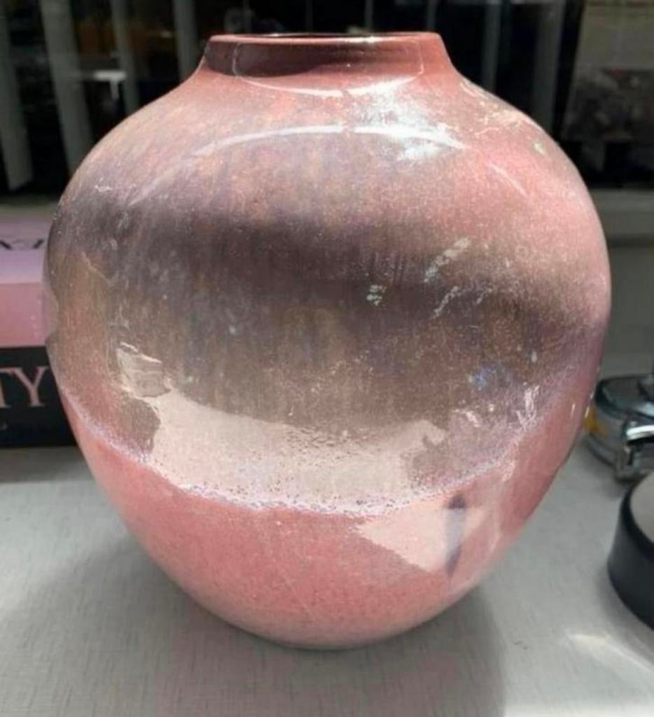 Vaas schitterende aardewerk Zaalberg vaas erg mooi., Ophalen of Verzenden