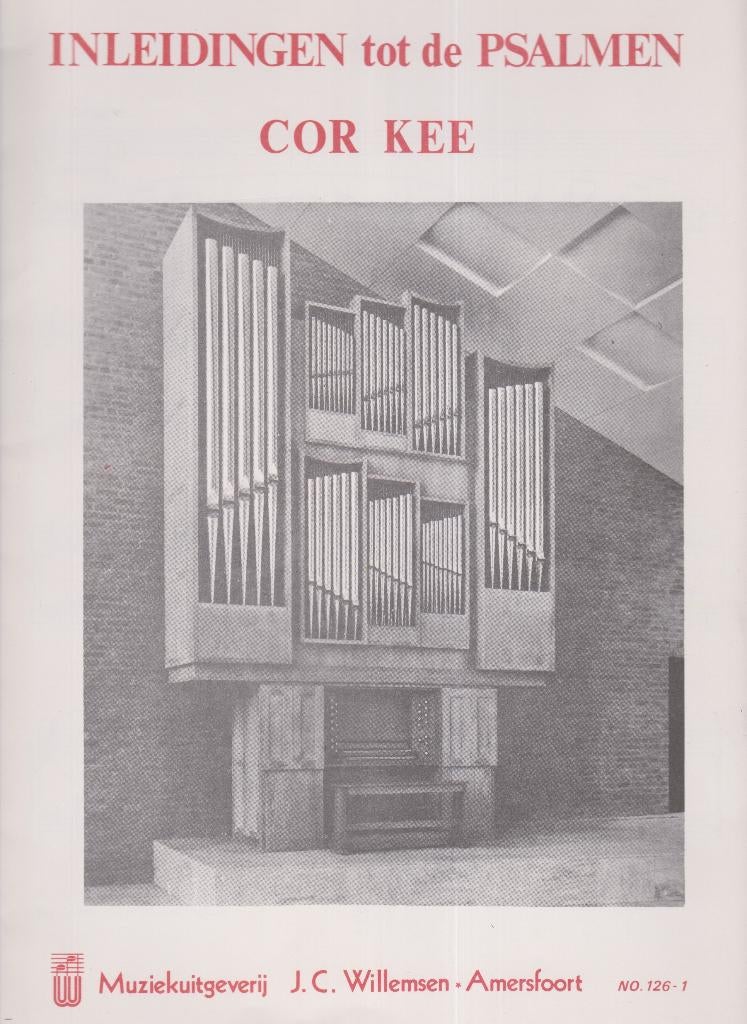 COR KEE - INLEIDINGEN tot de PSALMEN, Ophalen of Verzenden, Gebruikt, Artiest of Componist, Religie en Gospel