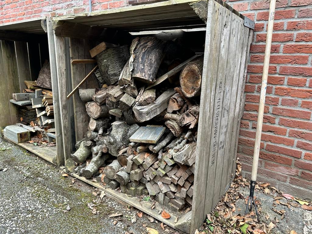 Appelkist houtopslag - Stevige en ruime kist, Minder dan 3 m³, Ophalen