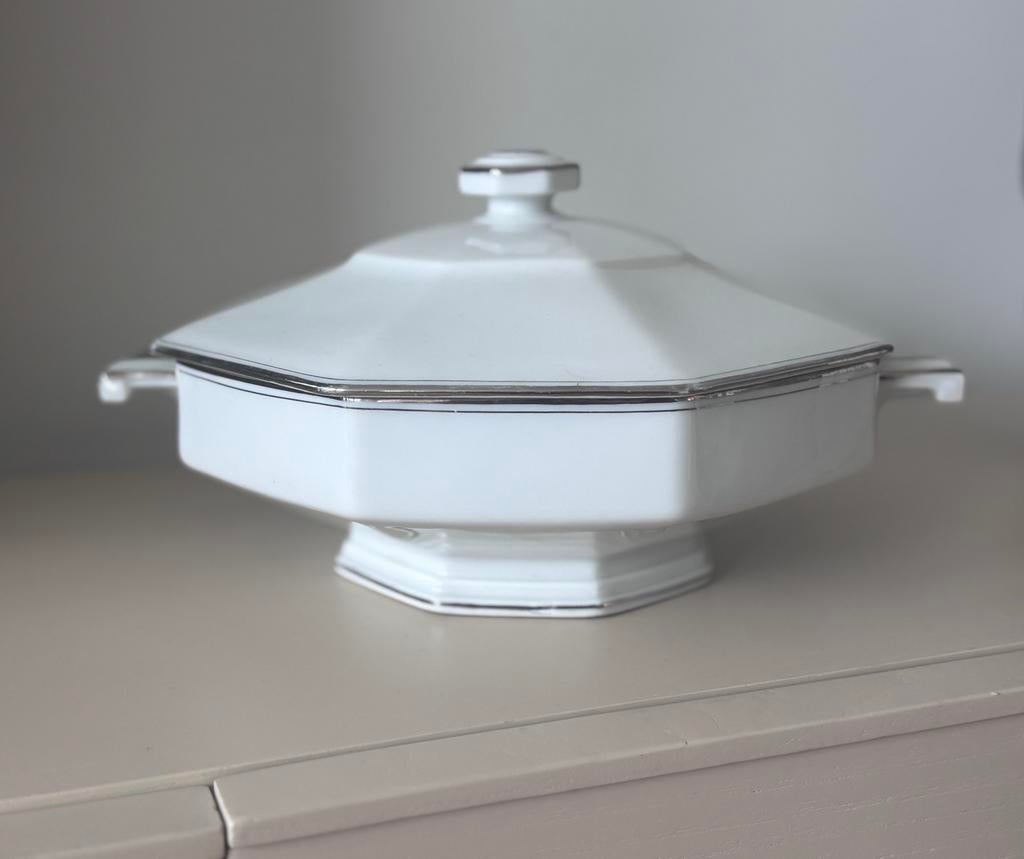 Franse Art Deco terrine - Limoges - ca. 1930, Antiek en Kunst, Antiek | Porselein, Ophalen of Verzenden