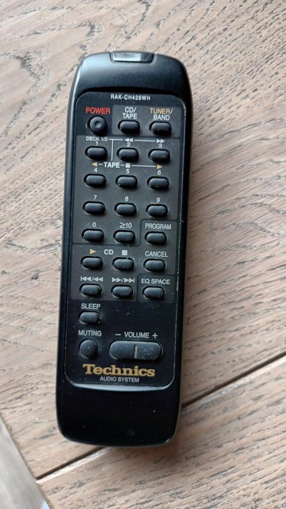 Technics RAK-CH126WH afstandsbediening, Ophalen of Verzenden, Origineel, Receiver of Versterker
