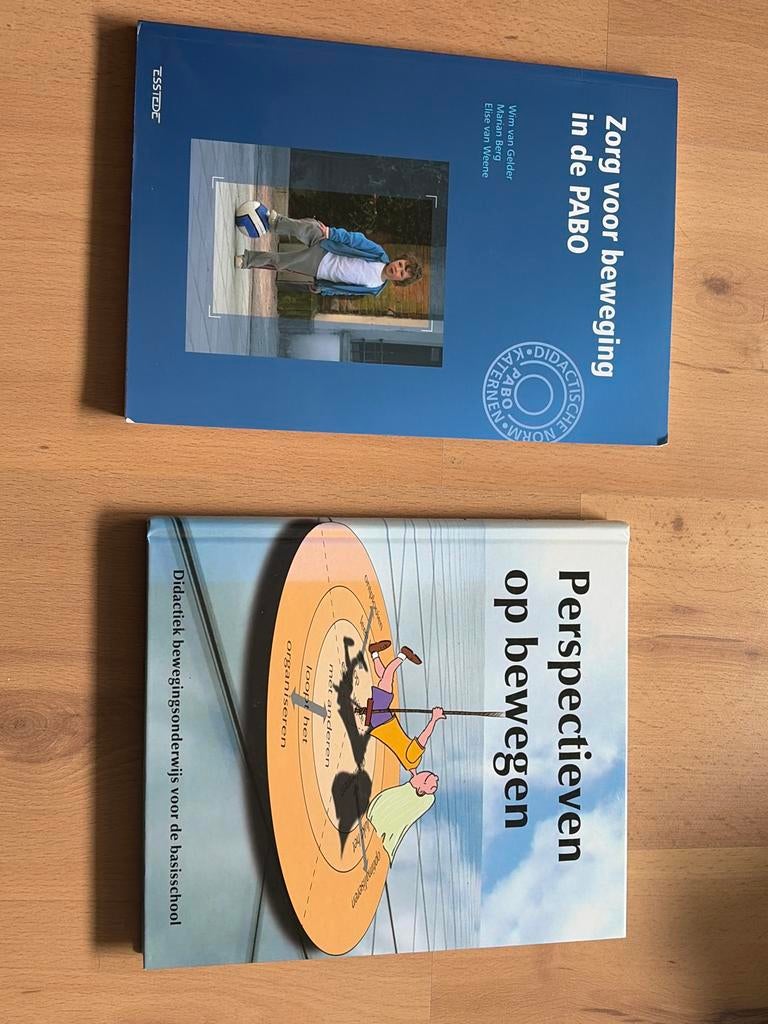 2 PABO boeken bewegingsonderwijs: Zorg & Perspectieven, Boeken, Studieboeken en Cursussen, Gelezen, HBO, Gamma, Ophalen of Verzenden