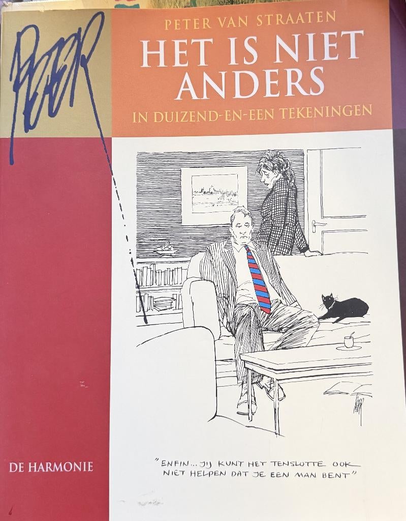 Peter van Straaten Het is niet anders, Boeken, Verzenden, Zo goed als nieuw, Schilder- en Tekenkunst
