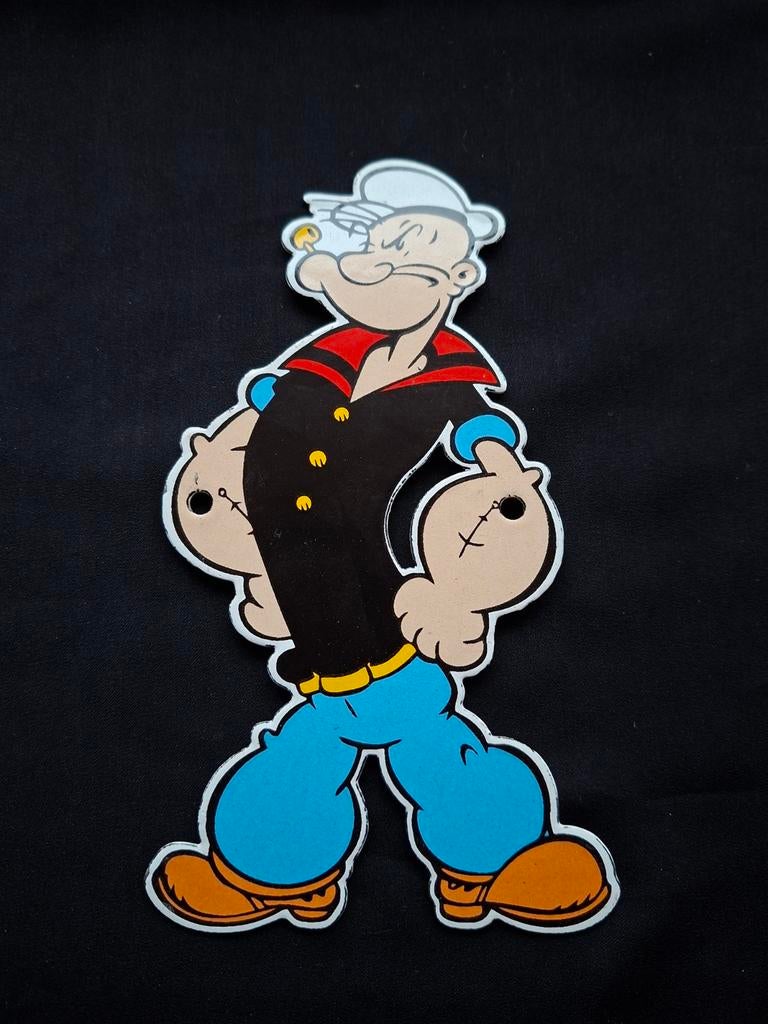 Emaille Popeye bordje, Antiek en Kunst, Ophalen of Verzenden