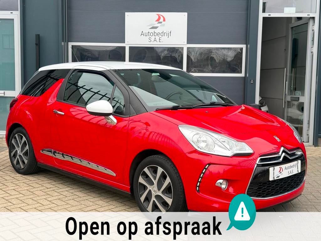 Citroen DS3 1.2 VTi Chic NAVI CRUISE BLUETOOTH TREKHAAK LED, Voorwielaandrijving, Euro 5, 1199 cc, 82 pk