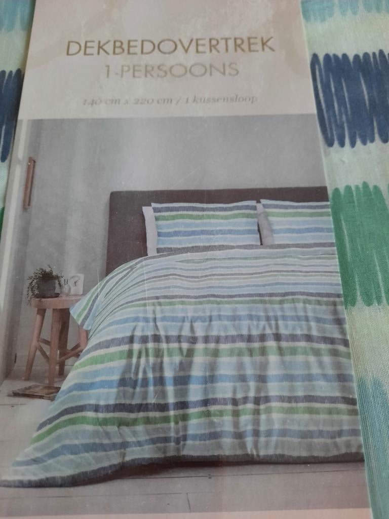 2x 1persoons dekbedovertrek NIEUW PER STUK, Ophalen of Verzenden, Nieuw, Eenpersoons, Dekbedovertrek