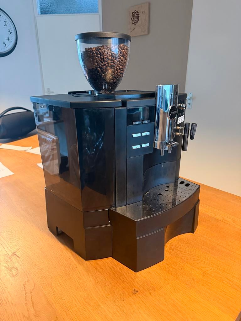 Jura IMPRESSA S9 One Touch, Witgoed en Apparatuur, Koffiezetapparaten, Stoompijpje, Gebruikt, 10 kopjes of meer, Combi