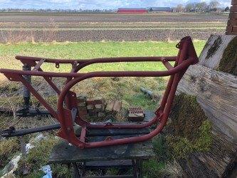 norton wideline frame, Motoren, Ophalen, Gebruikt