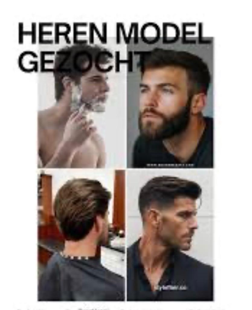 GRATIS mannen knippen! model gezocht!, Antiek en Kunst, Ophalen