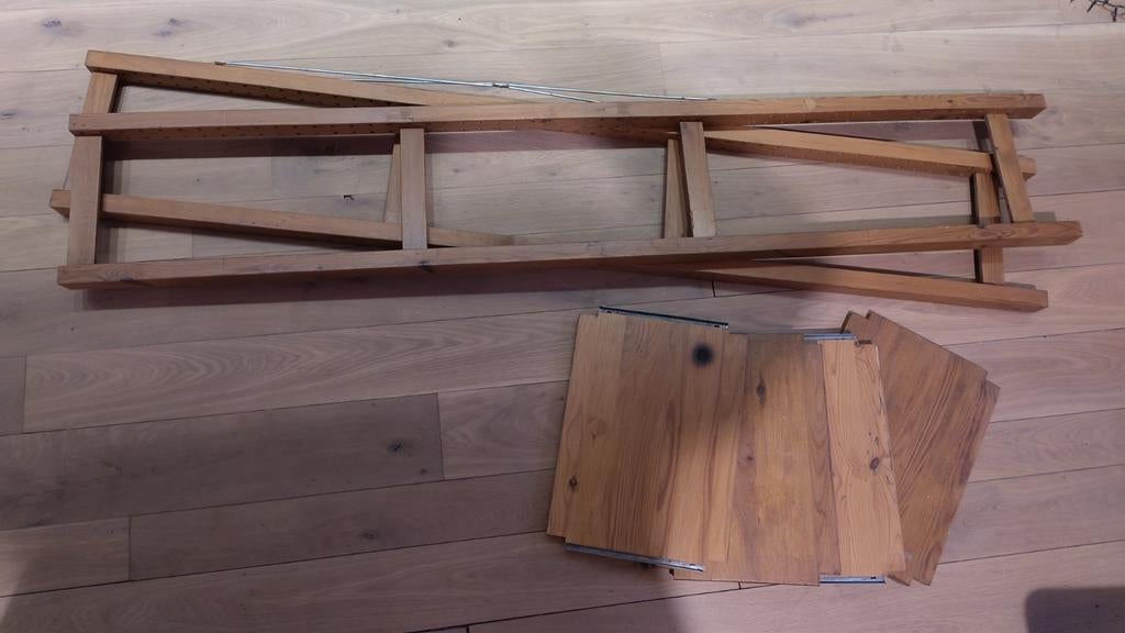 IKEA Ivar kast onderdelen: 2 staanders, 4 kleine planken, Ophalen, Gebruikt