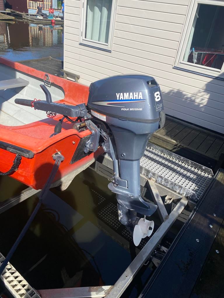 Yamaha 8pk elektrisch startend langstaart, Watersport en Boten, Gebruikt, 5 tot 10 pk, Binnenboordmotor, Ophalen of Verzenden