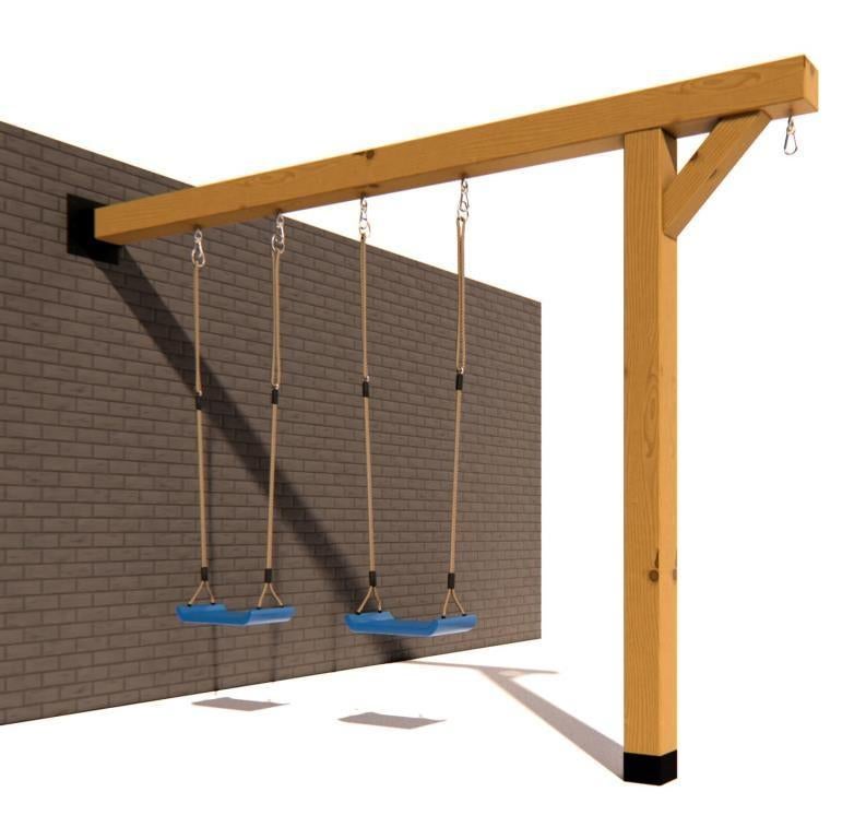 Houten Douglas Aanbouwschommel BK Duck - Muurschommel  473, Ophalen of Verzenden, Nieuw, Schommel