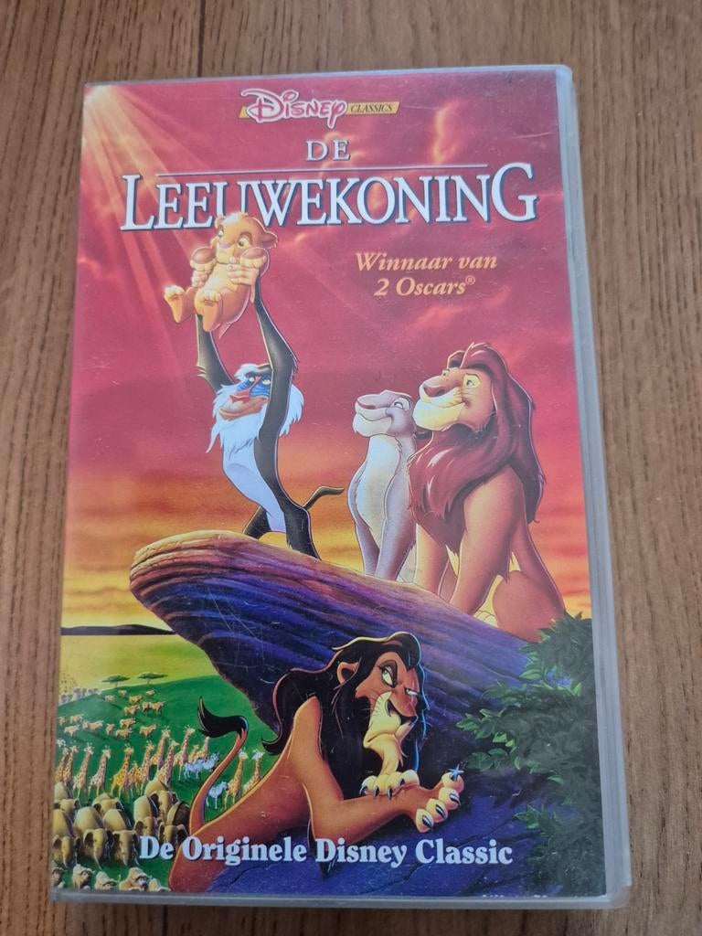 De Leeuwenkoning videoband - Originele Disney Classic, Alle leeftijden, Ophalen of Verzenden, Gebruikt, Nederlandstalig
