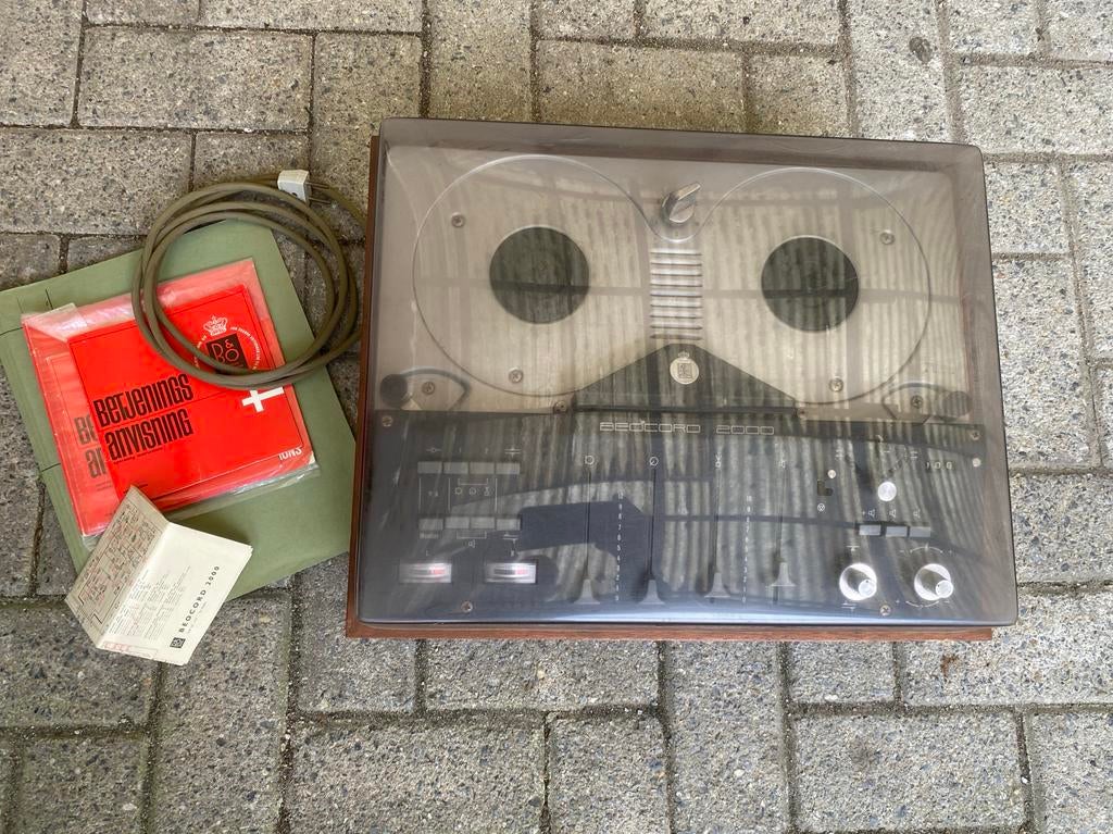 Beocord 2000 Bandrecorder met stofkap en handleiding, Ophalen, Bandrecorder, Met stofkap