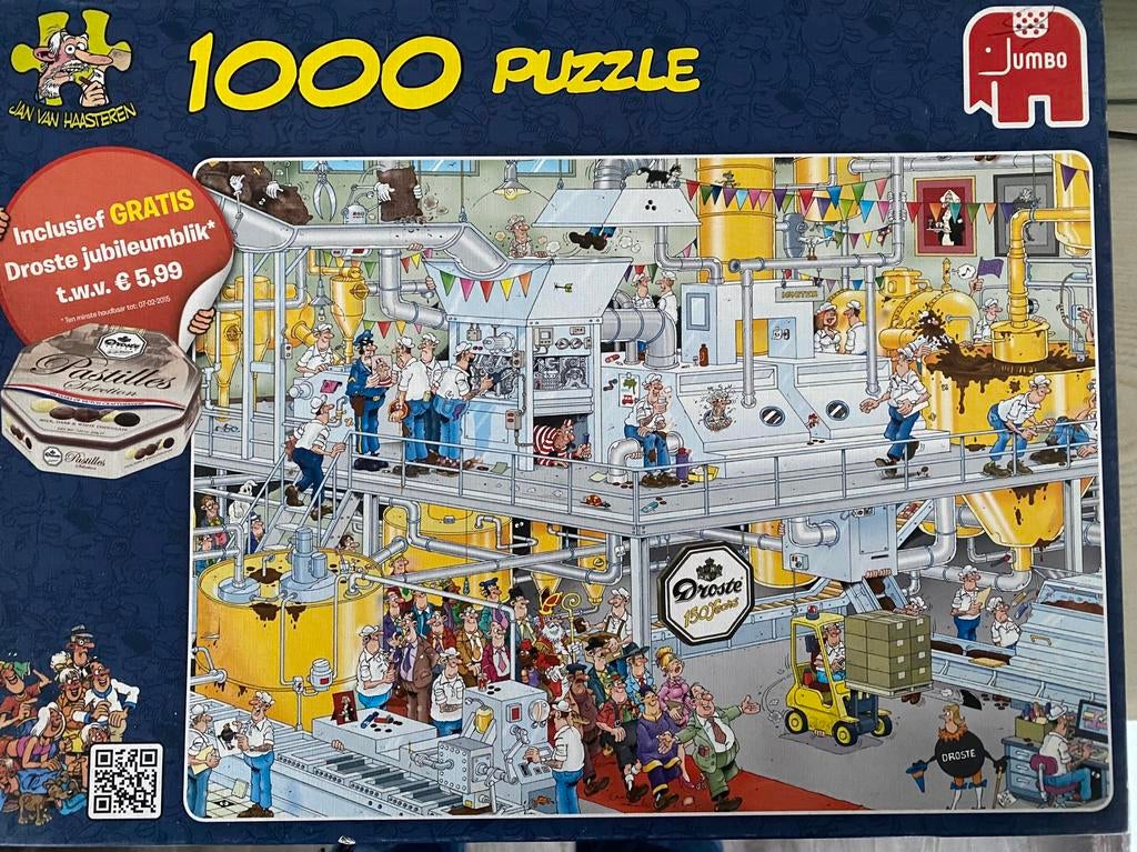 Jan van Haasteren, Hobby en Vrije tijd, Denksport en Puzzels, Ophalen, 500 t/m 1500 stukjes, Zo goed als nieuw