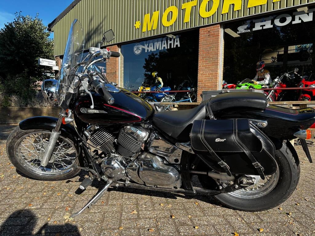 YAMAHA XVS 650 DRAGSTAR 1999 25400km TASSEN EN SCHERM XVS650, 2 cilinders, Bedrijf, Onbekend, YAMAHA