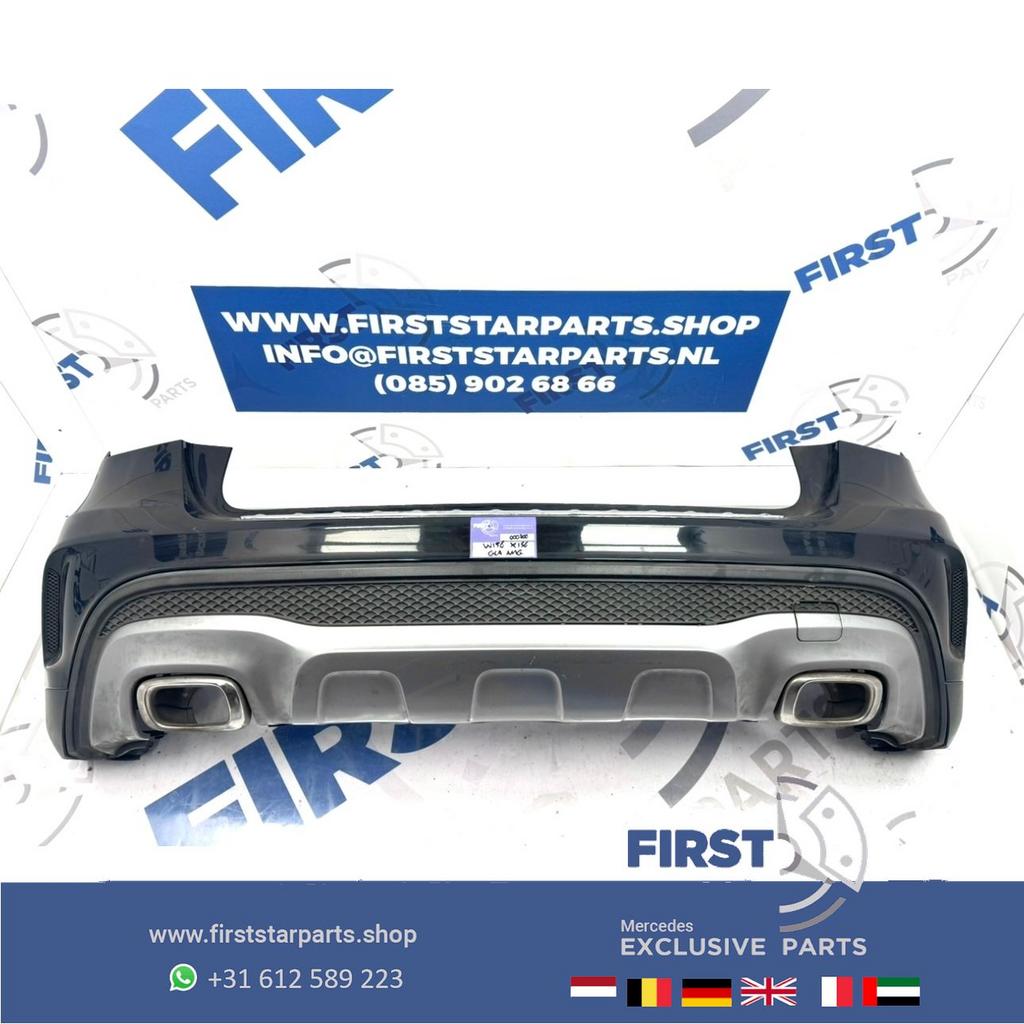 BUMPER W156 GLA AMG ACHTERBUMPER Mercedes 2013-2018 ZWART WI, Gebruikt, -, Ophalen of Verzenden, Achter